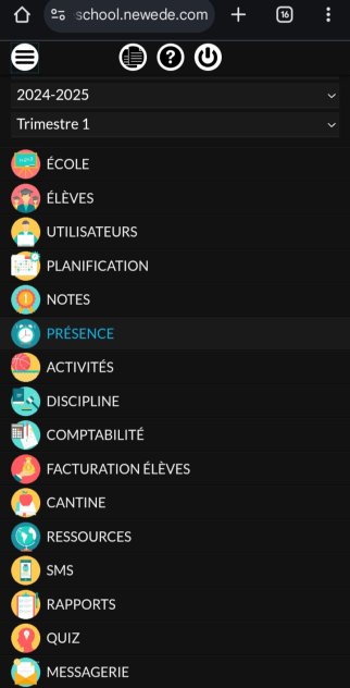 Plateforme Gestion scolaire