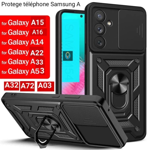 Pochette téléphone camera coulissante